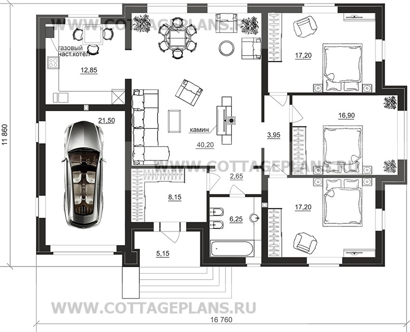 Поэтажные планы проект дома 100-55 общ. площадь 145,75 м2