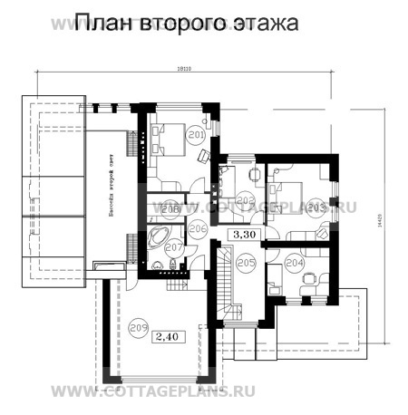 Поэтажные планы проект дома 35-83 общ. площадь 472,4 м2