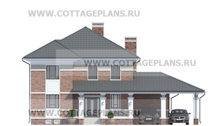 Фасады проект дома 24-07 общ. площадь 311,80 м2