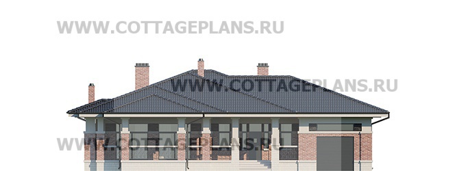 Фасады проект дома 91-87 общ. площадь 317,00 м2