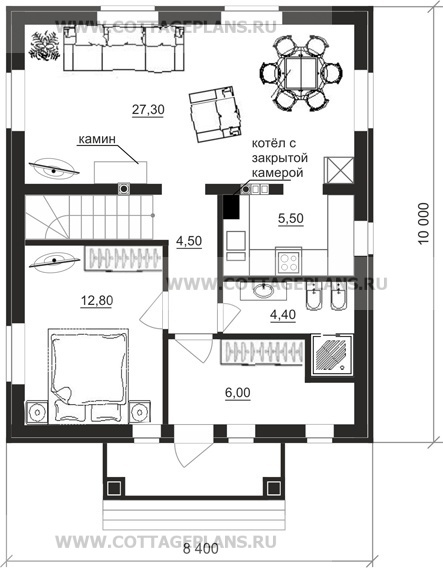 Поэтажные планы проект дома 15-96 общ. площадь 120,15 м2