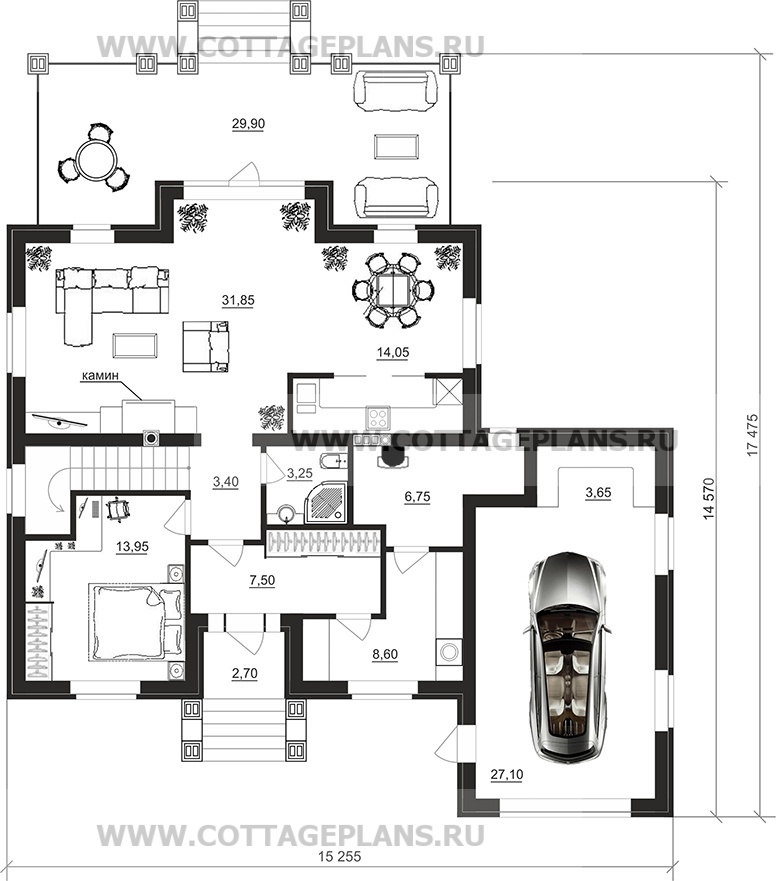 Поэтажные планы проект дома 200-04 общ. площадь 180,90 м2