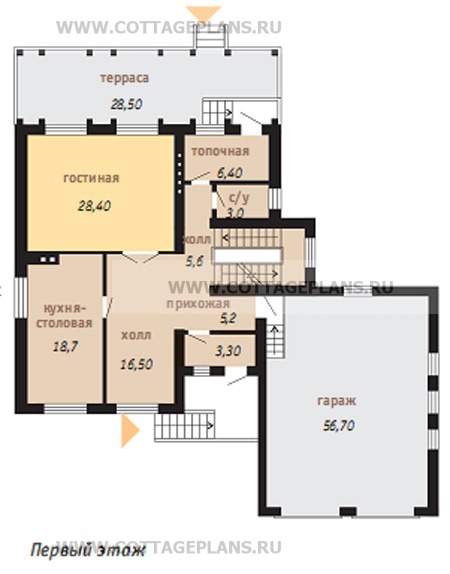 Поэтажные планы проект дома 59-24 общ. площадь 355,1 м2