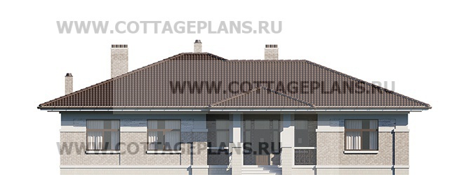 Фасады проект дома 702-52 общ. площадь 189,55 м2