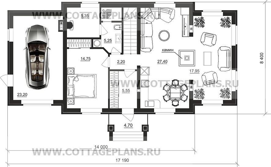 Поэтажные планы проект дома 29-45 общ. площадь 169,40 м2