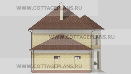 Фасады проект дома 16-93 общ. площадь 263,25 м2