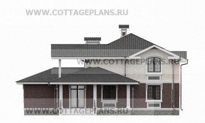 Фасады проект дома 17-54 общ. площадь 392,75 м2