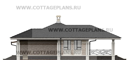 Фасады проект дома 702-63 общ. площадь 97.9 м2