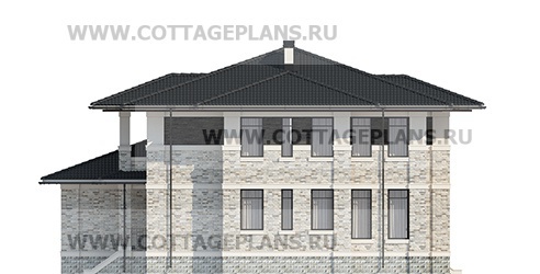 Фасады проект дома 202-01 общ. площадь 250,40 м2