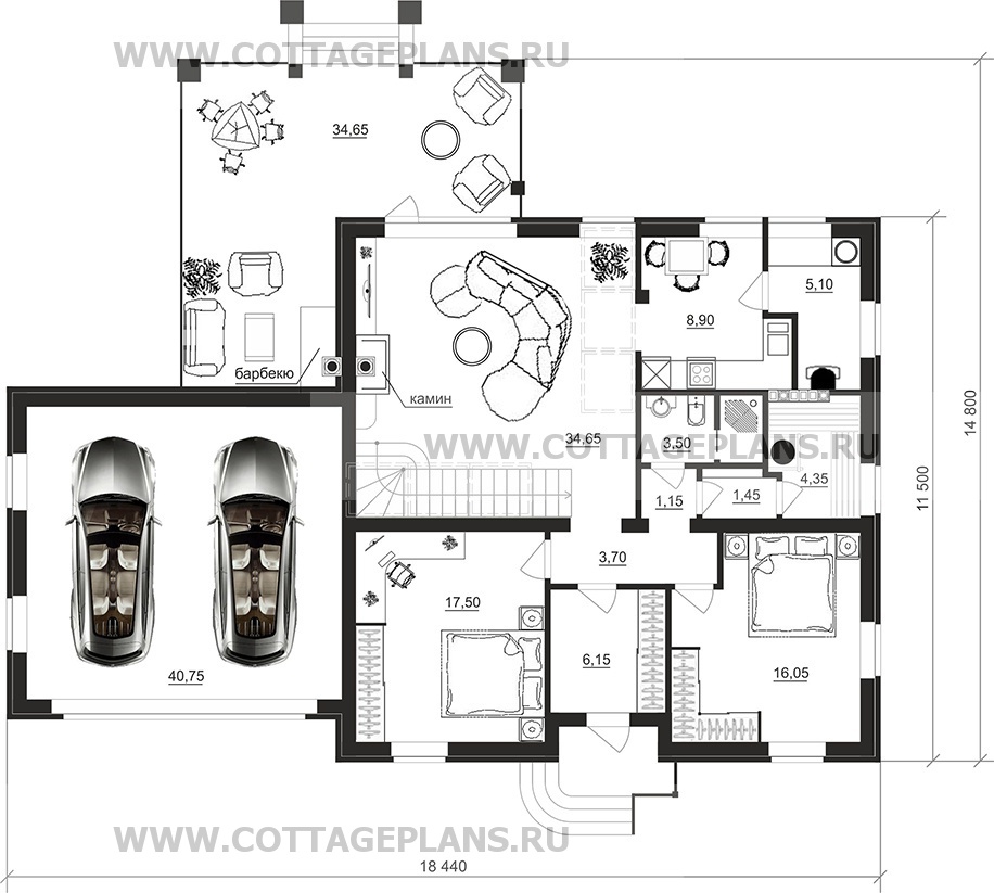 Поэтажные планы проект дома 75-74 общ. площадь 218,50 м2