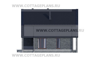 Фасады проект дома 104-86 общ. площадь 128,90 м2