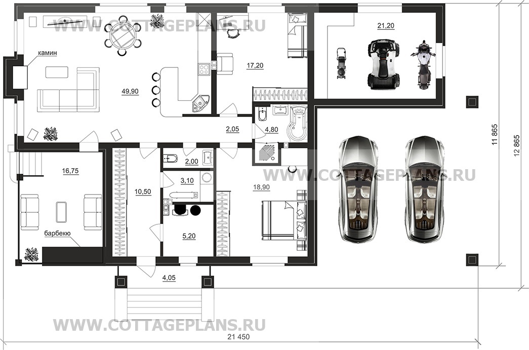 Поэтажные планы проект дома 900-83 общ. площадь 134,85м2