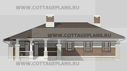 Фасады проект дома 07-02 общ. площадь 203,50м2