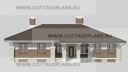 Фасады проект дома 07-02 общ. площадь 203,50м2