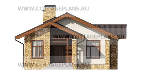 Фасады проект дома 700-33 общ. площадь 78,25 м2