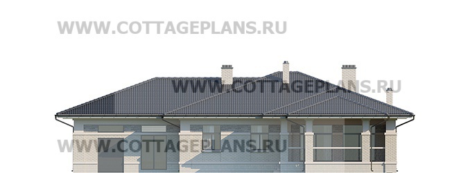 Фасады проект дома 27-75 общ. площадь 214,75 м2