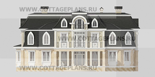 Фасады проект дома 74-85 общ. площадь 561,20 м2