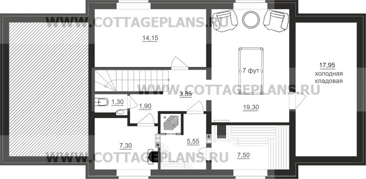 Поэтажные планы проект дома 93-34 общ. площадь 220,00 м2