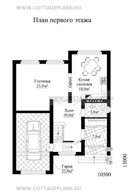 Поэтажные планы проект дома 34-65 общ. площадь 159,6м2