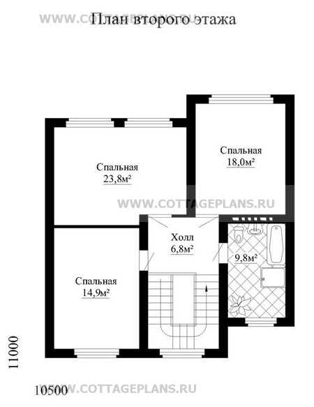 Поэтажные планы проект дома 34-65 общ. площадь 159,6м2