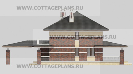 Фасады проект дома 29-04 общ. площадь 245,75 м2