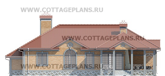 Фасады проект дома 07-23 общ. площадь 206,75 м2