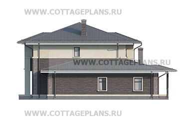 Фасады проект дома 204-88 общ. площадь 280,00 м2