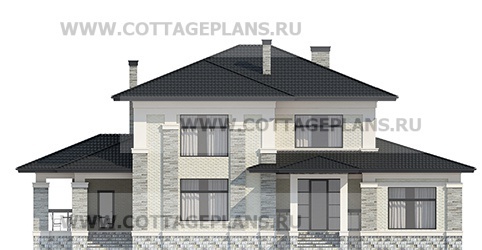 Фасады проект дома 206-02 общ. площадь 325,45 м2
