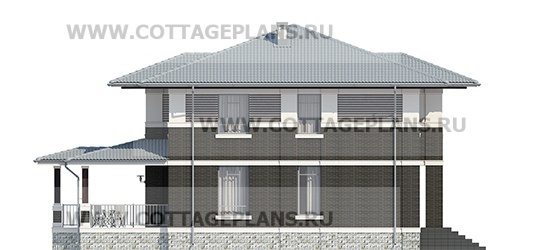 Фасады проект дома 77-28 общ. площадь 170,85 м2