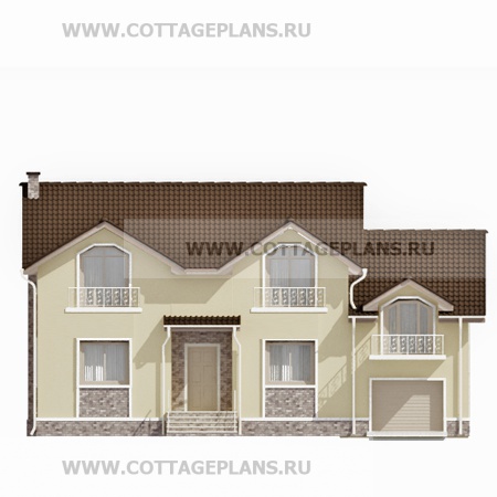 Фасады проект дома 16-68 общ. площадь 285,92 м2