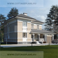 проект дома 84-01 общ. площадь 334,75 м2