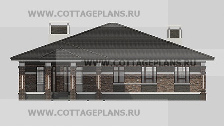 Фасады проект дома 07-06 общ. площадь 335,30м2