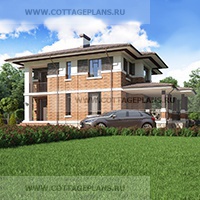 проект дома 100-46 общ. площадь 202,45 м2