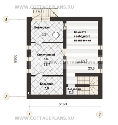 Поэтажные планы проект дома 59-89 общ. площадь 179,6 м2