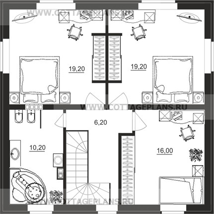Поэтажные планы проект дома 15-65 общ. площадь 141,70 м2