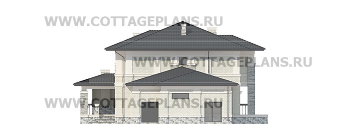 Фасады проект дома 102-80 общ. площадь 386,35 м2