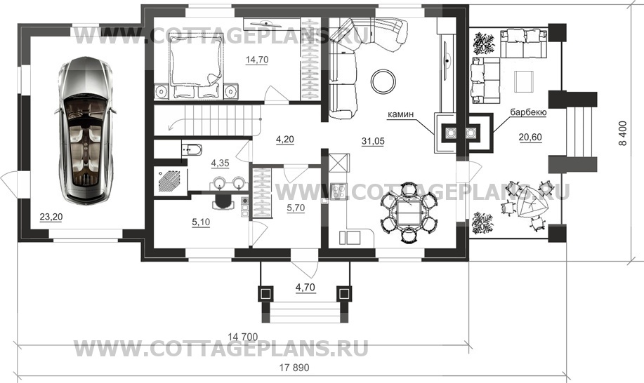 Поэтажные планы проект дома 92-37 общ. площадь 173,60 м2