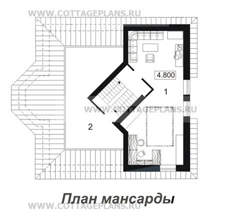 Поэтажные планы проект дома 33-87 общ. площадь 268,8м2