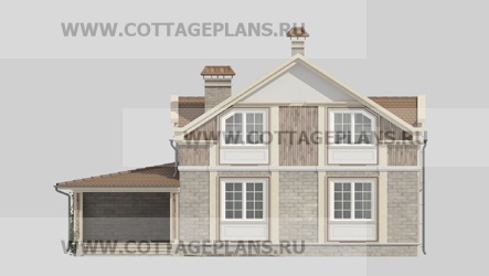 Фасады проект дома 22-94 общ. площадь 289,45 м2