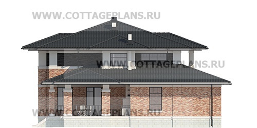 Фасады проект дома 202-07 общ. площадь 249,15 м2