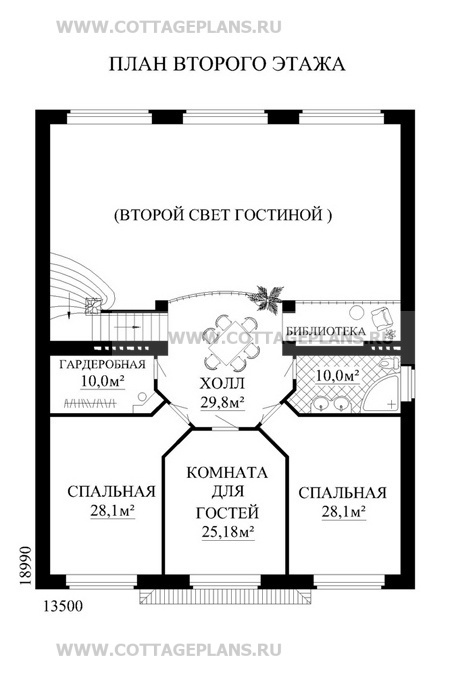 Поэтажные планы проект дома 32-11 общ. площадь 557,3м2