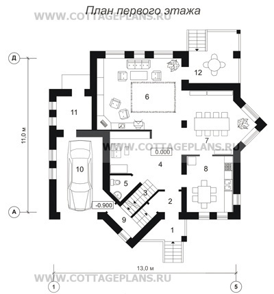 Поэтажные планы проект дома 46-40 общ. площадь 323,5м2