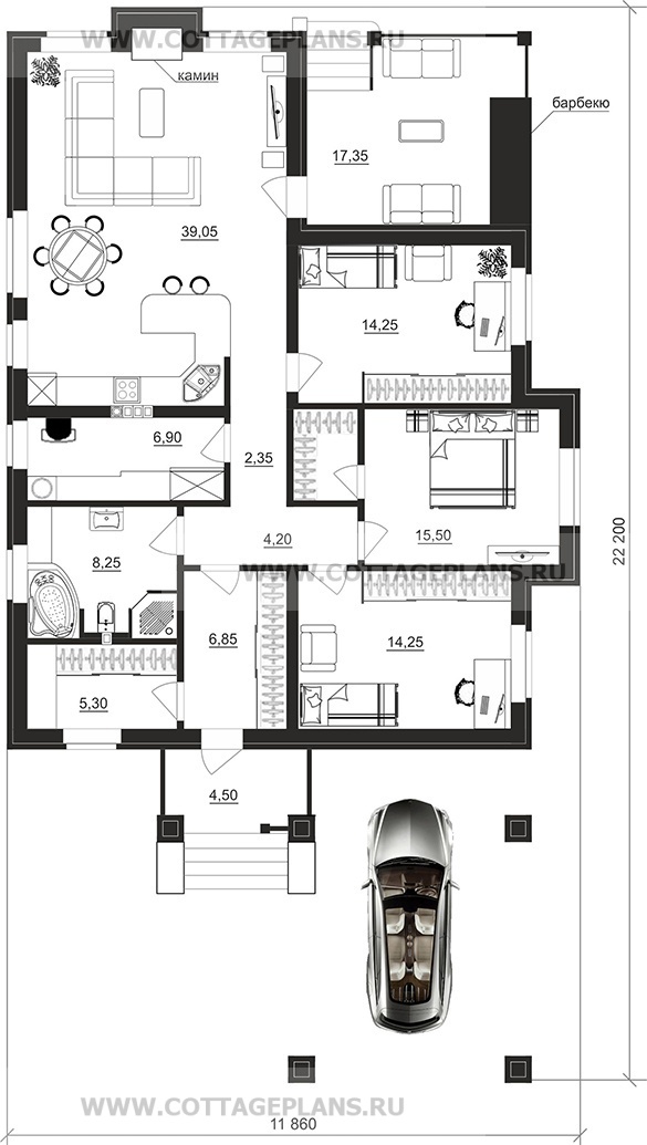 Поэтажные планы проект дома 900-22 общ. площадь 114,60 м2