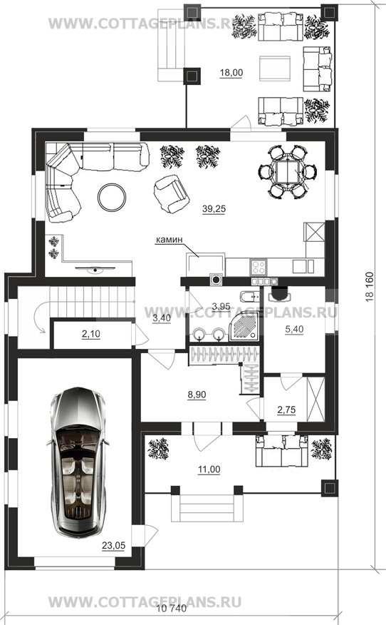 Поэтажные планы проект дома 83-55 общ. площадь 170,90 м2