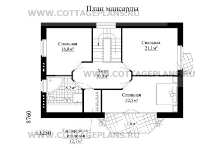 Поэтажные планы проект дома 32-53 общ. площадь 315.3м2