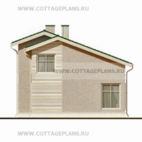 Фасады проект дома 14-35 общ. площадь 135,78 м2
