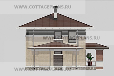 Фасады проект дома 206-36 общ. площадь 139,10 м2
