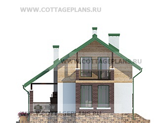 Фасады проект дома 74-12 общ. площадь 90,60 м2