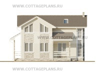 Фасады проект дома 14-67 общ. площадь 217,11 м2