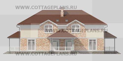 Фасады проект дома 86-06 общ. площадь 215,05 м2